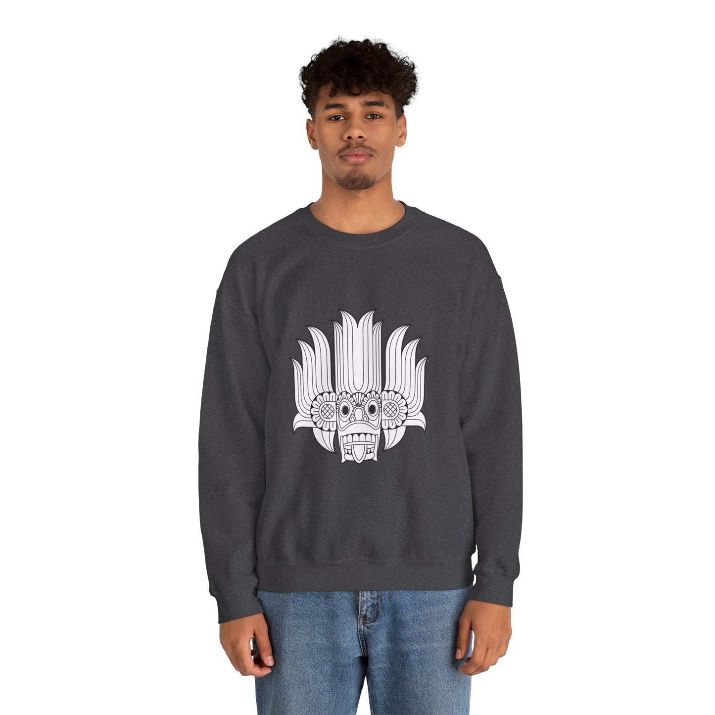 Sri Lankan Traditional Mask Sweatshirt — Heritage Sri Lanka Folk Design