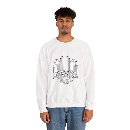 Sri Lankan Traditional Mask Sweatshirt — Heritage Sri Lanka Folk Design