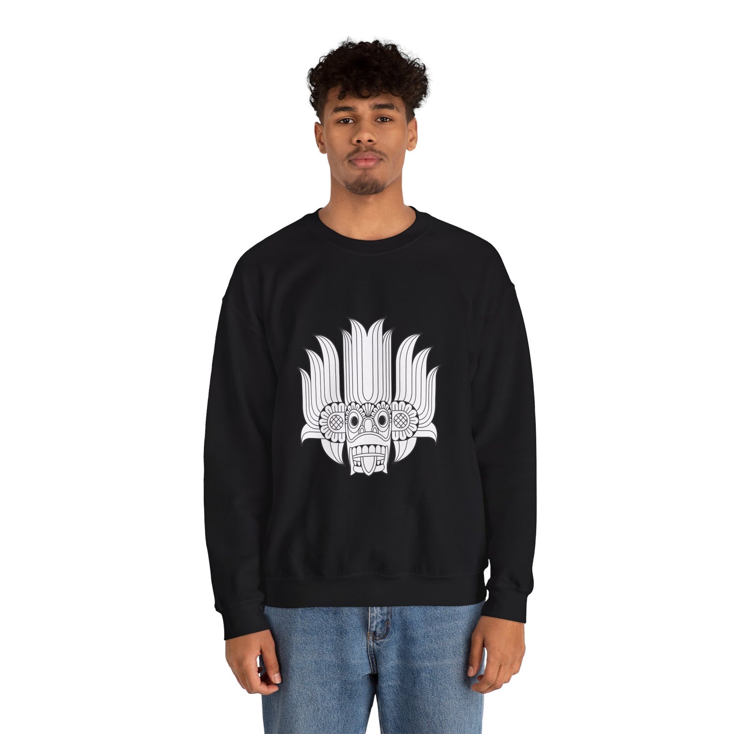 Sri Lankan Traditional Mask Sweatshirt — Heritage Sri Lanka Folk Design