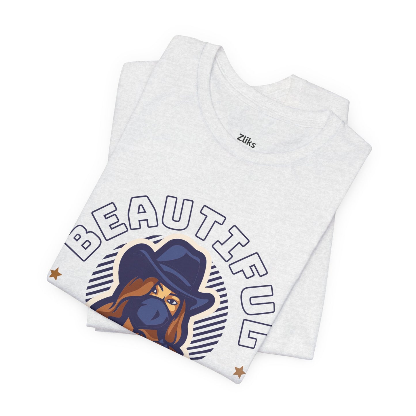 Beautiful Strong Girl Cowgirl Graphic T-Shirt | Western Woman Empowerment Tee