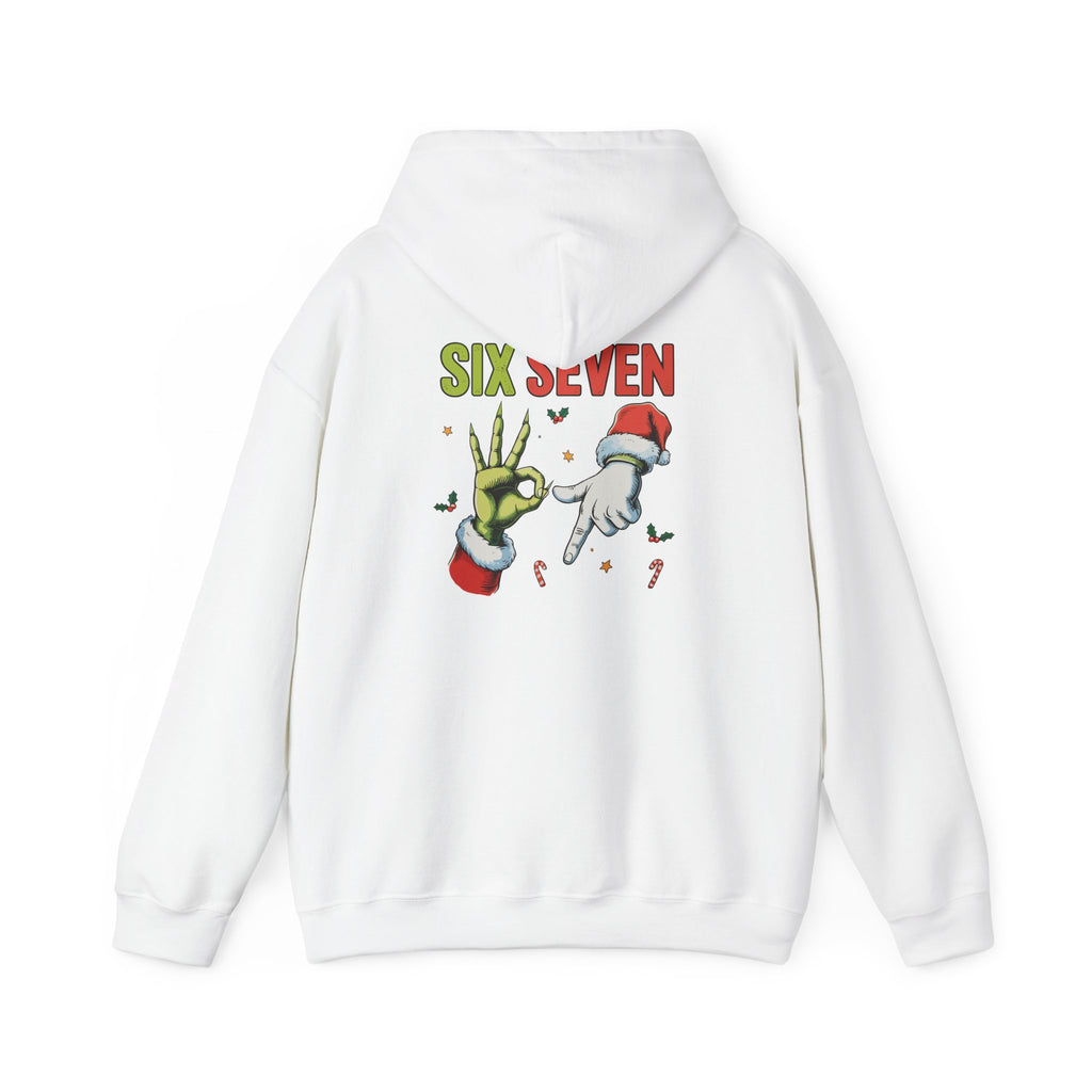 Six Seven 6 7 Hooded Sweatshirt Santa Grinch Punk Goth Unisex
