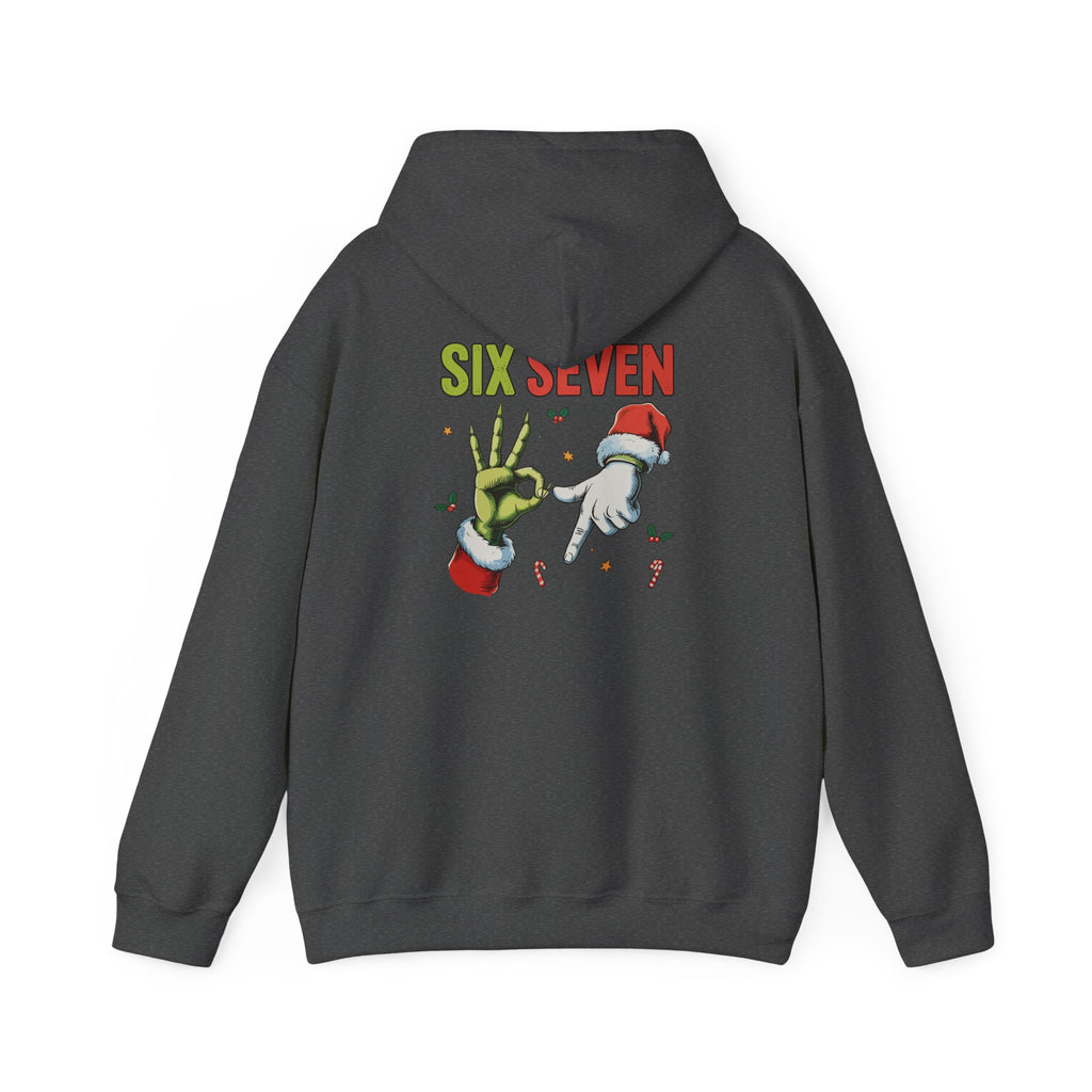 Six Seven 6 7 Hooded Sweatshirt Santa Grinch Punk Goth Unisex