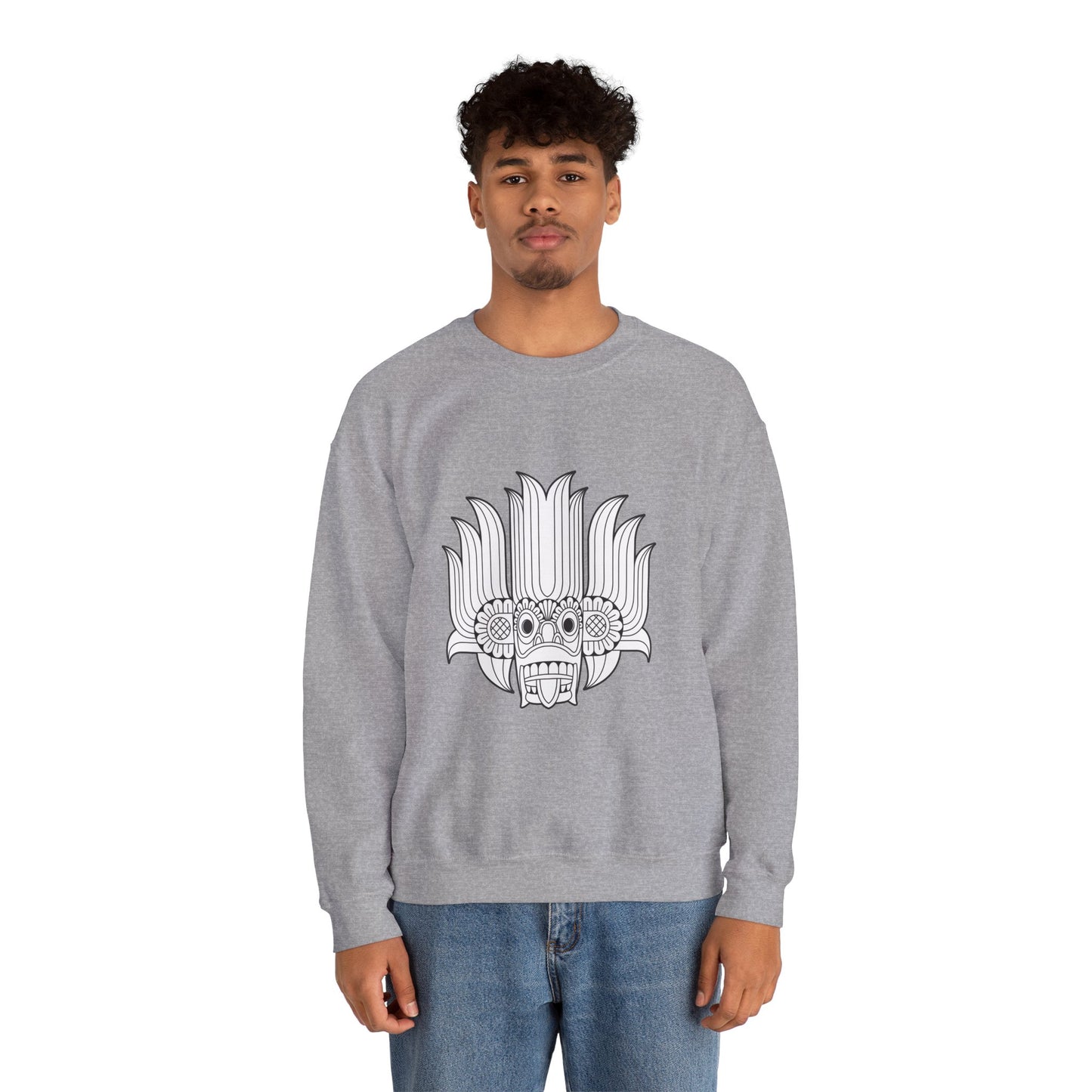 Sri Lankan Traditional Mask Sweatshirt — Heritage Sri Lanka Folk Design