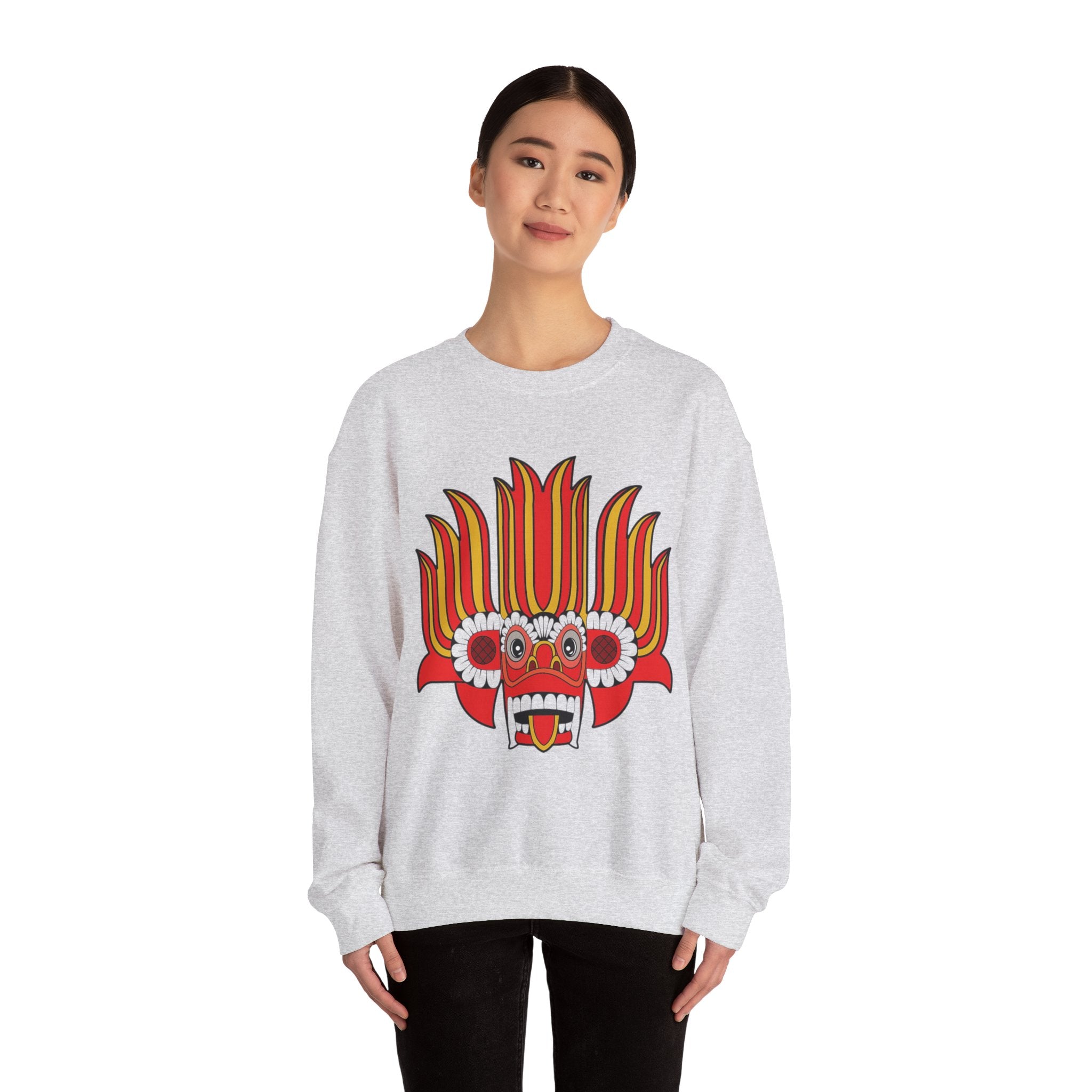 Sri Lanka Ceylon Traditional Mask Gara Yak Raksha Sweatshirt