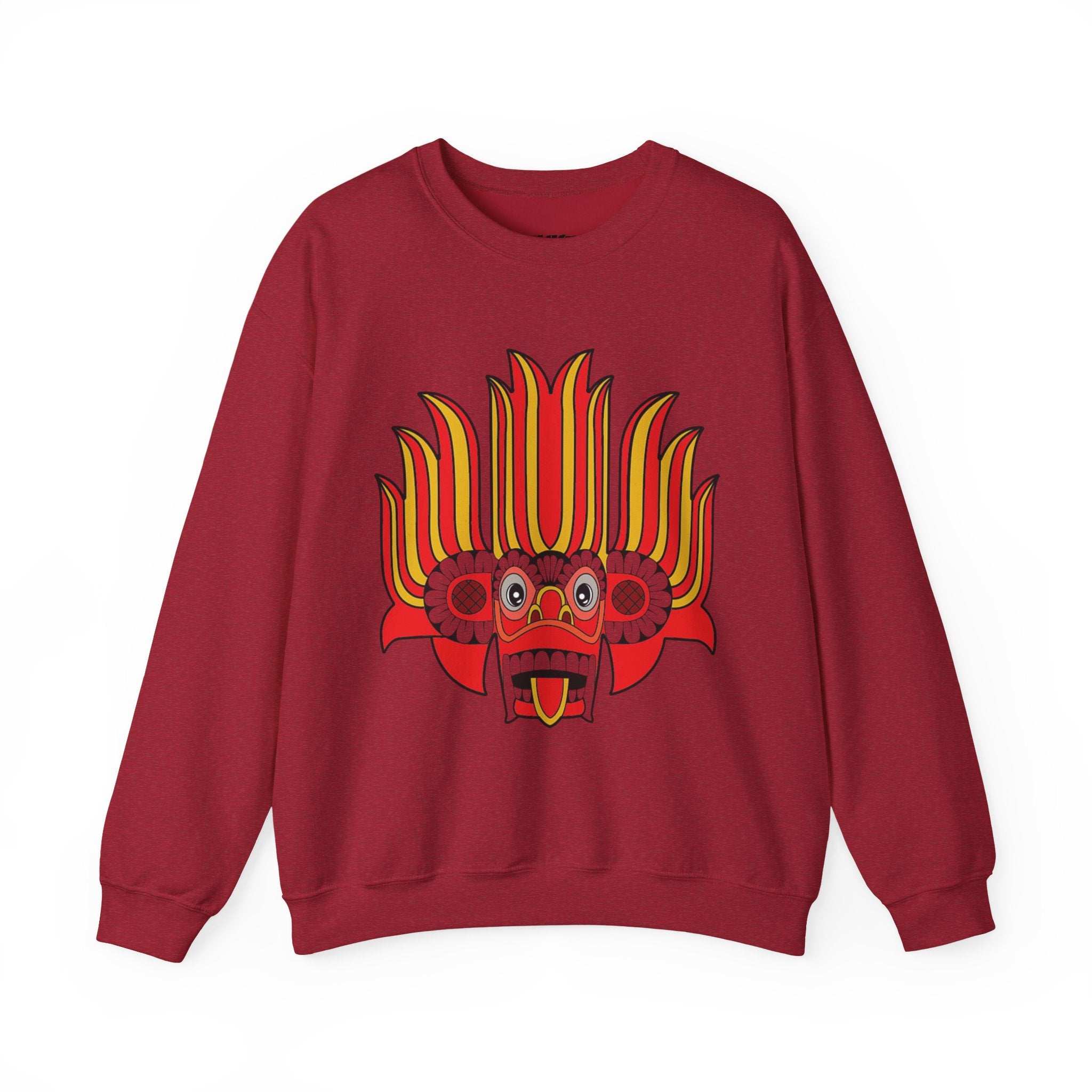 Sri Lanka Ceylon Traditional Mask Gara Yak Raksha Sweatshirt