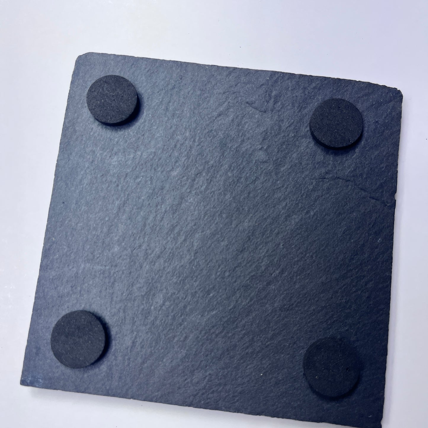 4 Personalized Slate Coasters | Laser Engraved Stone | Custom Drink Coasters | Made to Order | Housewarming Wedding Gift | Square | Circle